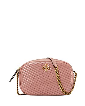 TORY BURCH KIRA BAG CHEVRON QUILTED LEATHER CONVERTIBLE SHOULDER BAG CRAZY  PINK REVEAL 