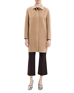 THEORY DOUBLE FACE CAR COAT