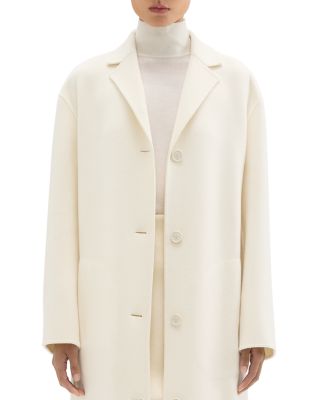 Theory white cheap coat