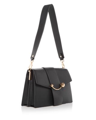 Crescent Leather Shoulder Bag