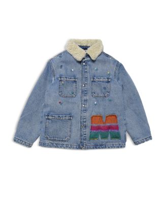 【MARNI】Colorblock Denim Jacket  MARNI Two-tone denim jacket | THE OUTNET