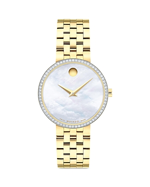 Shop Movado Museum Classic Watch, 30mm In Silver/gold