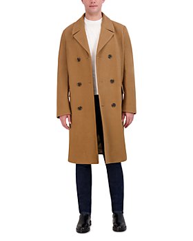 Fisher + Baker Hudson Topcoat XX-Large Camel Is Made from Wool and Nylon Blend