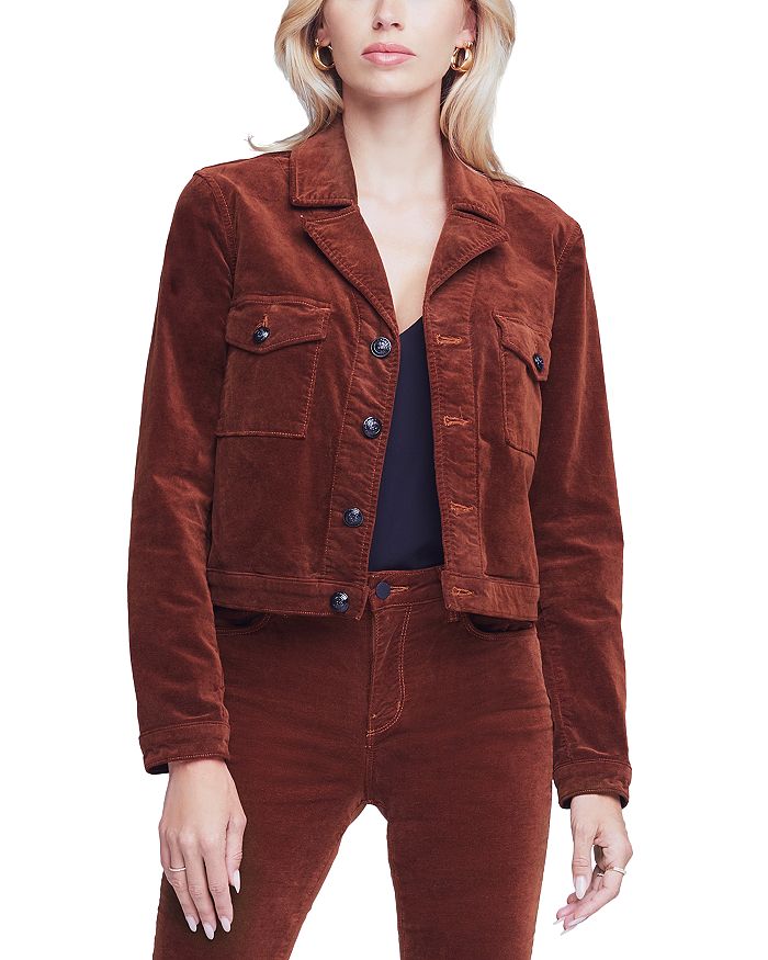 Mens Varsity Velvet Quilted Leather Sleeve Red Jacket 