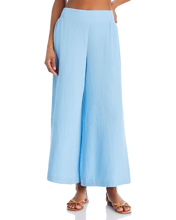 Smocked Bandeau Pants Set