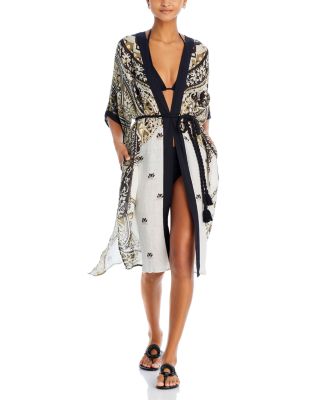 Echo Paisley Longline Duster Cardigan Swim Cover Up Bloomingdale s