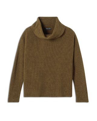 Eileen Fisher Cotton Chenille Turtleneck Sweater Bloomingdale's