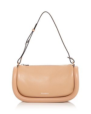 Jw Anderson Bumper-15 Leather Crossbody In Champagne