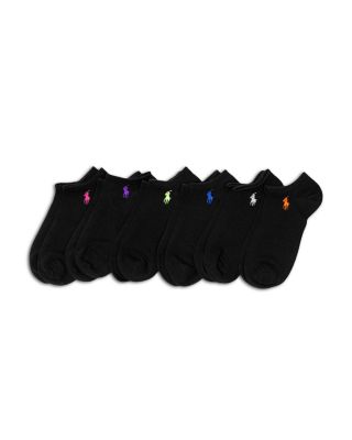 Flat Knit Ankle Socks, Pack of 6