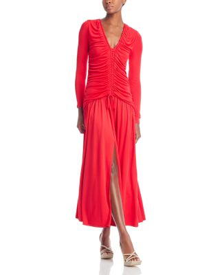 FARM Rio Ruched V Neck Dress | Bloomingdale's Women