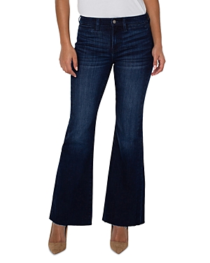 Shop Liverpool Los Angeles Hannah Flare Jeans In Chadwick