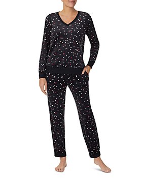 DKNY Sleepwear Womens Signature Knit Pajama Set Style-Y2919259 