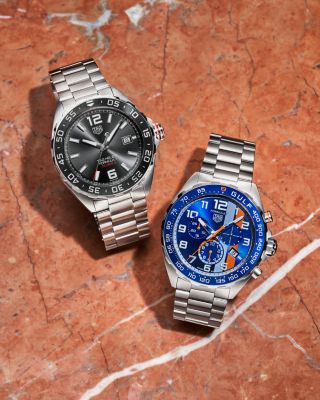  Formula 1 Calibre 5 Automatic Men's Grey Steel Watch, 43mm