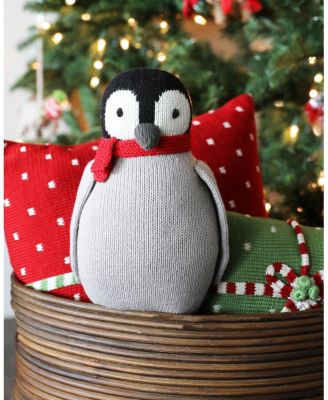 Knit Cotton Penguin with Scarf - Ages 0+