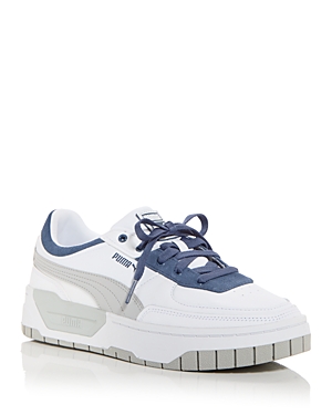 Puma Women's Cali Dream Platform Low Top Sneakers In White/ash Grey
