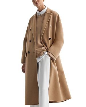 REISS LAYAH RELAXED DOUBLE BREASTED COAT