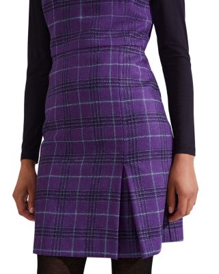 Avery Plaid Wool Dress