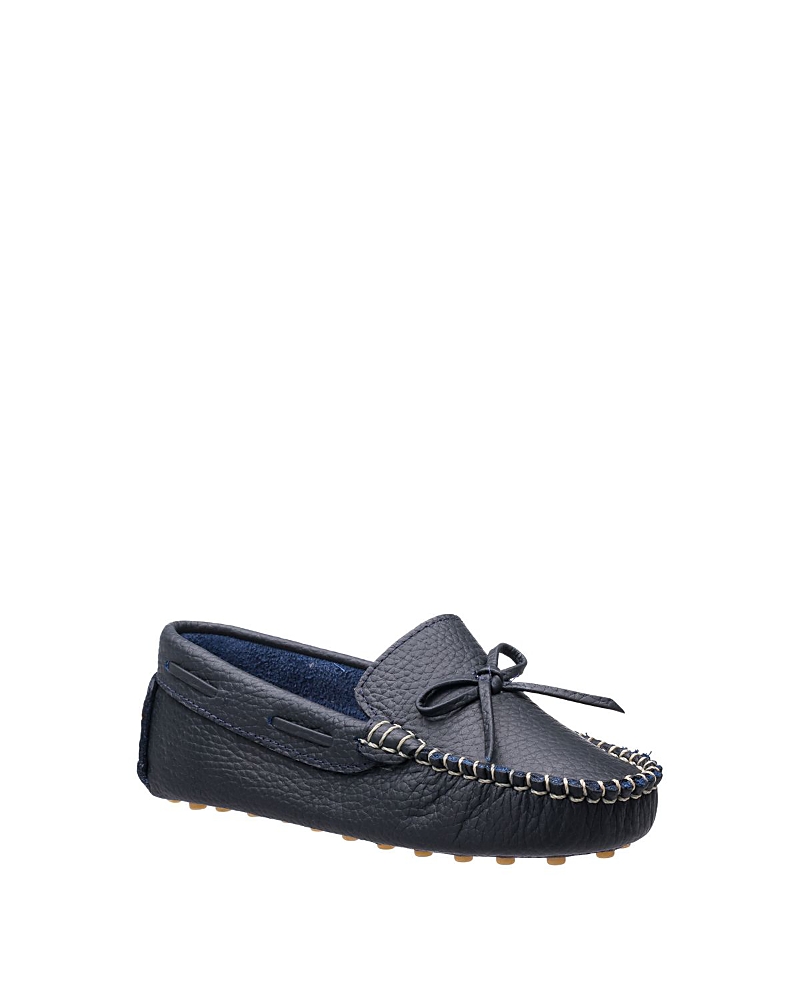 Elephantito Contrasting Stitching Driver Loafer - Little Kid