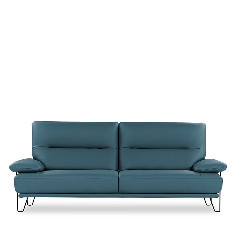 Giuseppe Nicoletti Amica Leather Sofa In Botero Ottanio