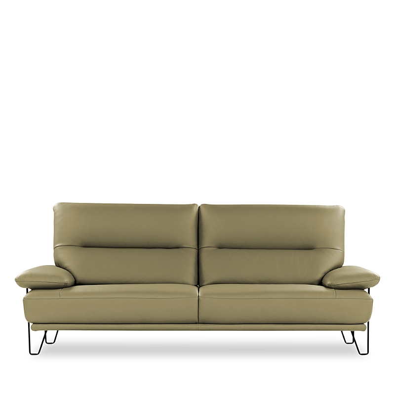 Giuseppe Nicoletti Amica Leather Sofa In Touch Olive