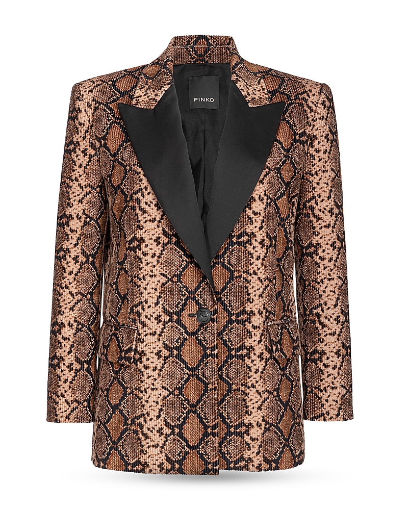 Shop Pinko Ginger Giacca Vellut Blouse In Zc