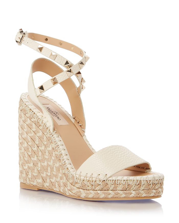 Bloomingdales top wedge sandals