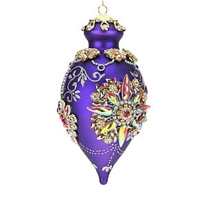 Mark Roberts King's Jewel Egg Ornament In Purple