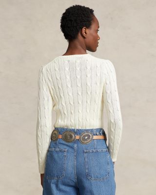 Cotton Cable Knit Sweater