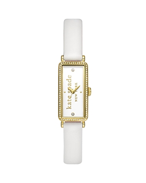 Shop Kate Spade New York Rosedale Watch, 16mm X 32mm In White