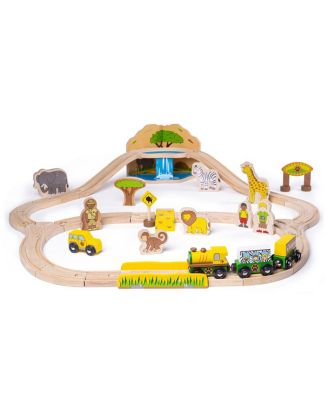 Bigjigs Rail - Safari Train Set - Ages 3+