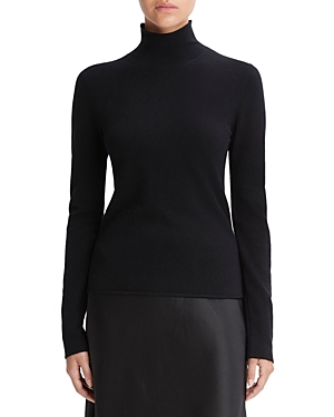 Vince Wool & Cashmere Blend Turtleneck In Black