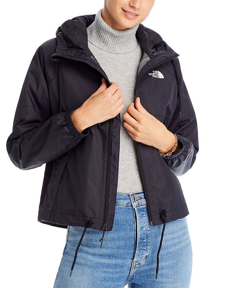 The North Face Antora Water Repellent Jacket In Tnf Black