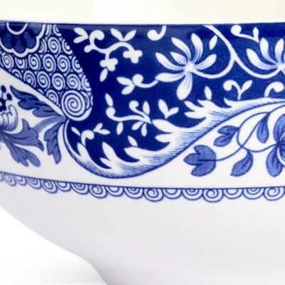 Blue Italian Brocato 6.5" Bowl, Set of 4