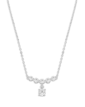 Bloomingdale's Diamond Dangle Bar Necklace in 14K White Gold, 0.50 ct. t.w.
