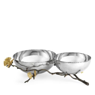 Butterfly Ginkgo Double Dish