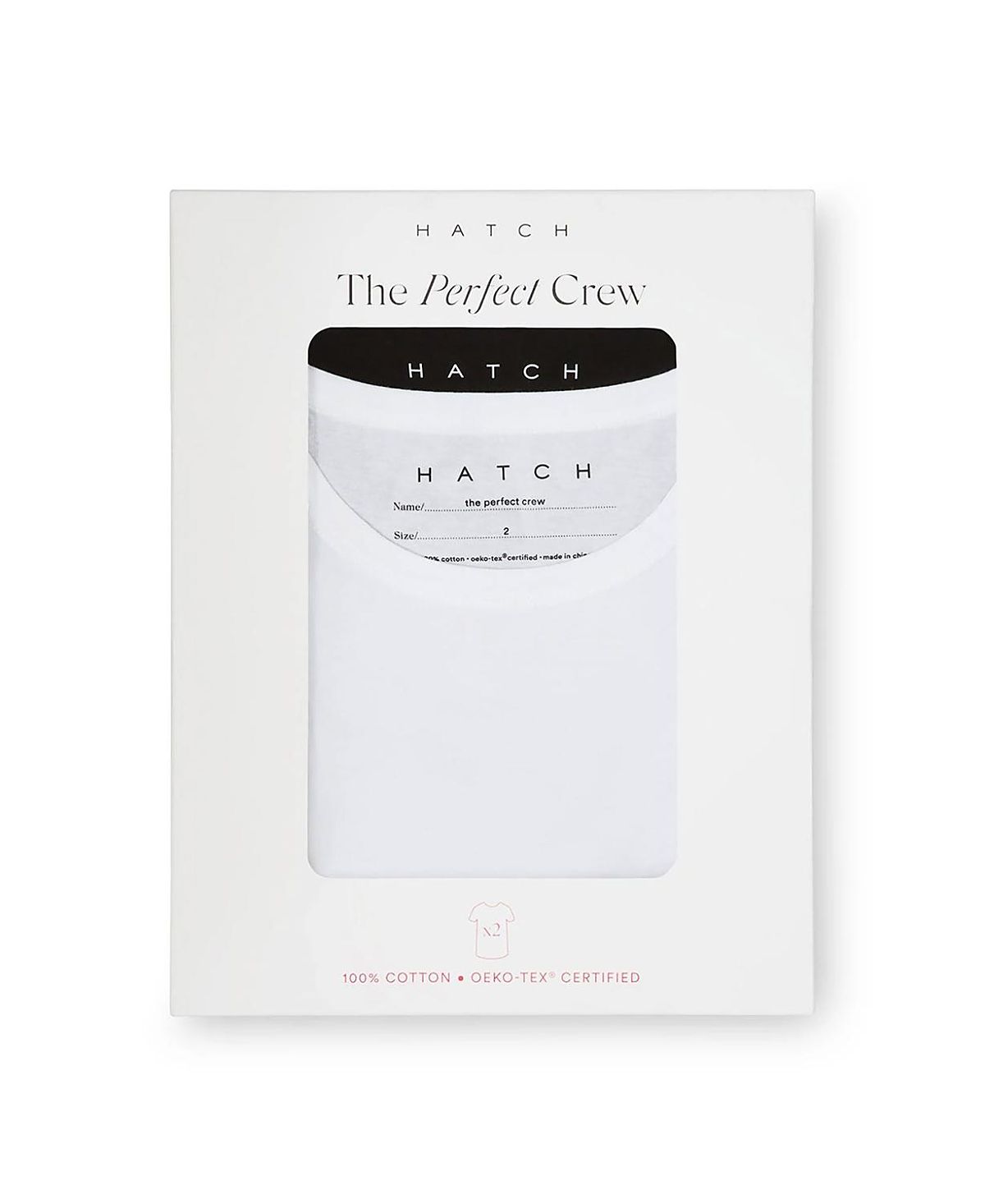 Hatch Collection Basic Maternity Crew T-Shirt 2-Pack