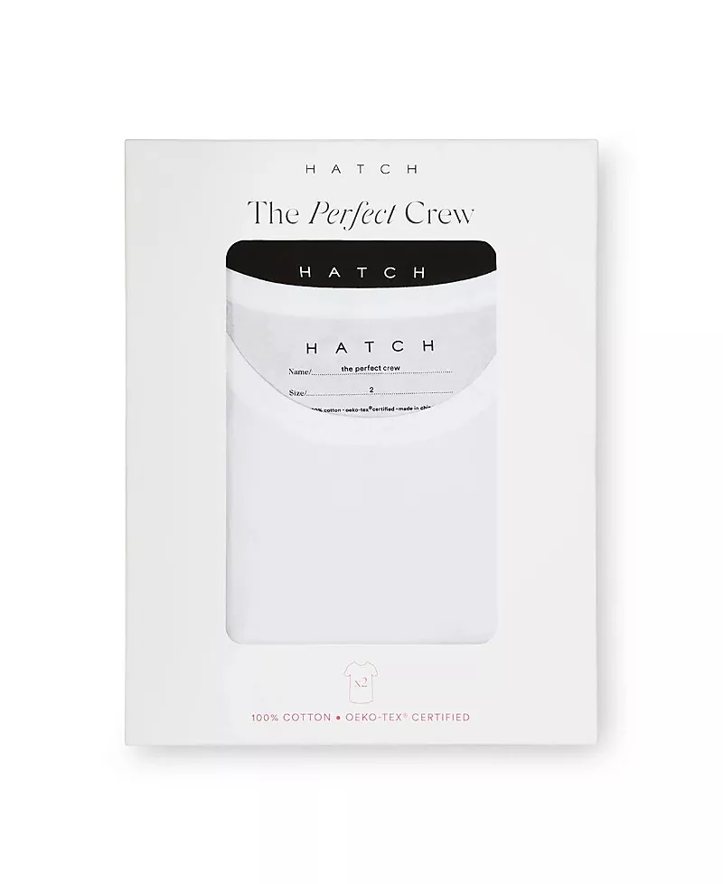 Hatch Collection Basic Maternity Crew T-Shirt 2-Pack