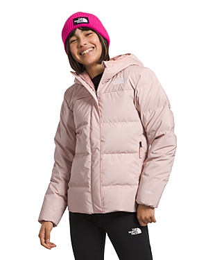 The North Face Girls' North Down Fleece-lined Parka - Big Kid In Pink Moss
