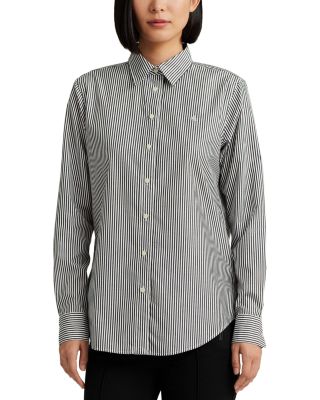 Ralph Lauren - Striped Button Front Top