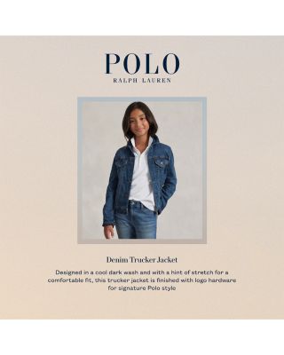 Girls' Denim Trucker Jacket - Big Kid