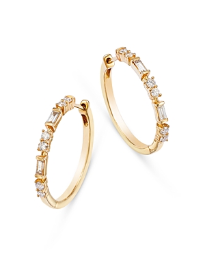 Bloomingdale's Diamond Hoop Earring in 14K Yellow Gold, 0.48 ct.t.w.