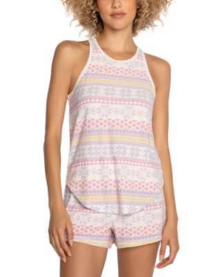 PJ Salvage - Nordic Nights Short Velour Pajama Set