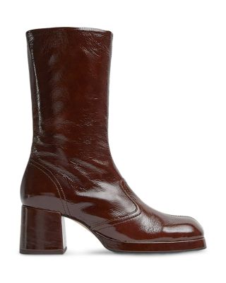 Miista - Women's Cass Mid Calf Block Heel Boots