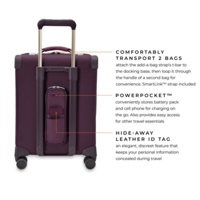 Baseline Global Carry On Spinner Suitcase