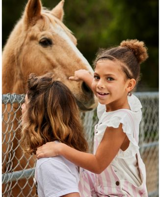 Unisex Cotton Edie Frill Sleeve Top - Baby, Little Kid, Big Kid