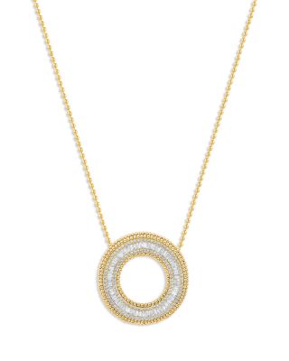 Harakh Diamond Circle Pendant Necklace in 18K Yellow Gold, 1.05 ct. t. w., 18