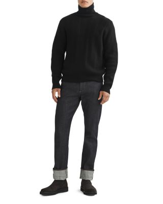 rag & bone - Durham Herringbone Cashmere Turtleneck Sweater