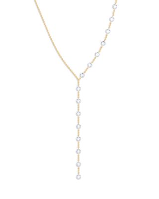 Harakh Diamond Lariat Necklace in 18K Yellow Gold, 0.7 ct. t. w., 18