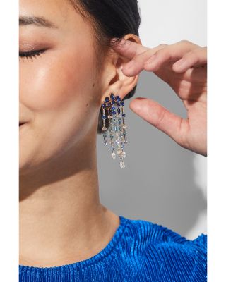 Rockstars Mixed Cubic Zirconia Chandelier Earrings