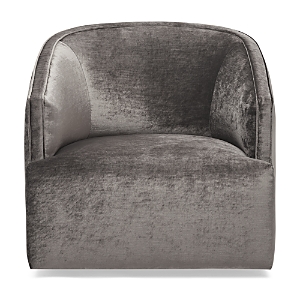 Massoud Coppell Swivel Chair In Borodin Dove